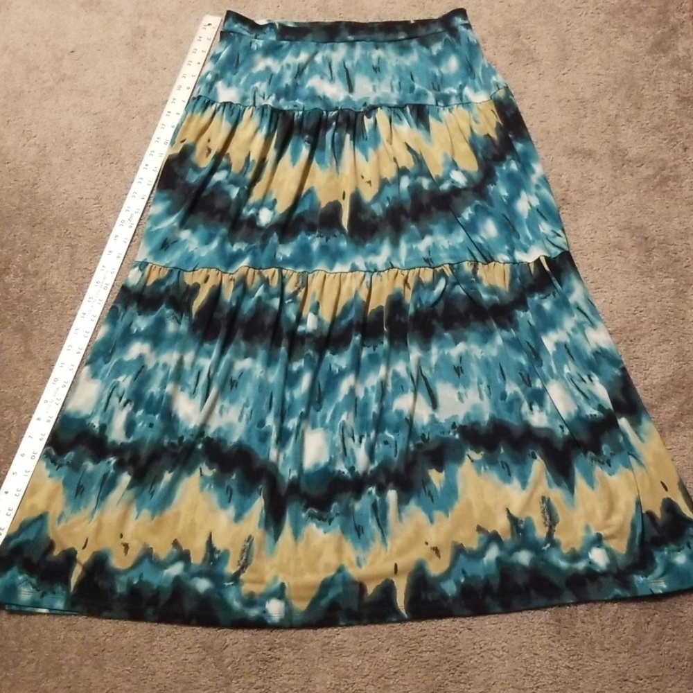 Maxi tiered skirt